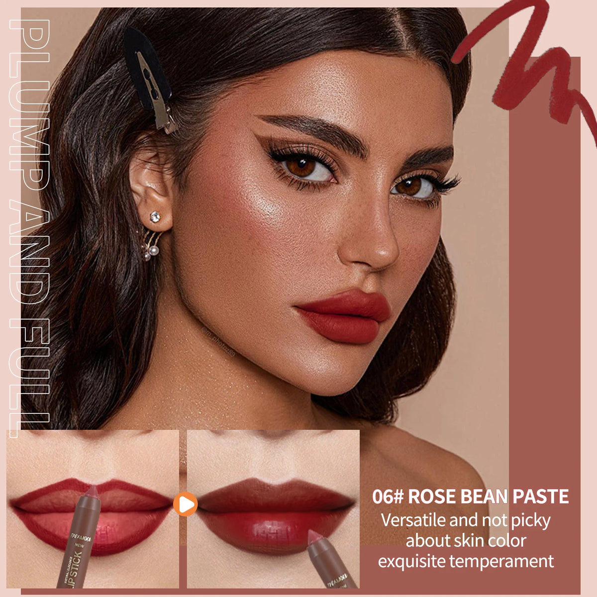 Lipliner Durable Waterproof Easy Slippery Suitable All Skin Types Zpaxo
