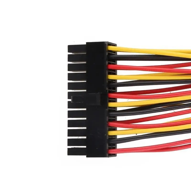 180Degree ATX 24Pin Chassis Power Extension Cable Motherboard PSU Power Supply 24Pin Male to Female Adapter Connector Zpaxo