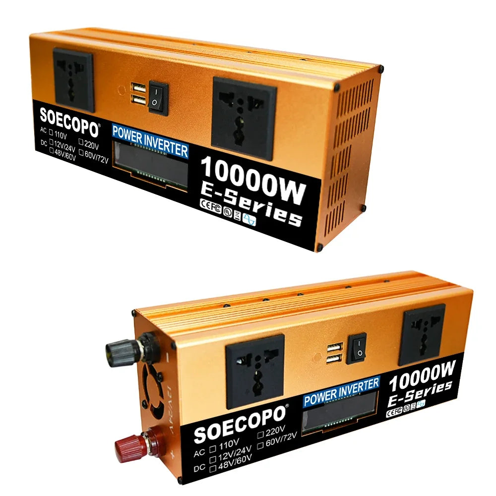 10000W Solar System Complete Dual12V 24V 110V 220V Inverter 100A