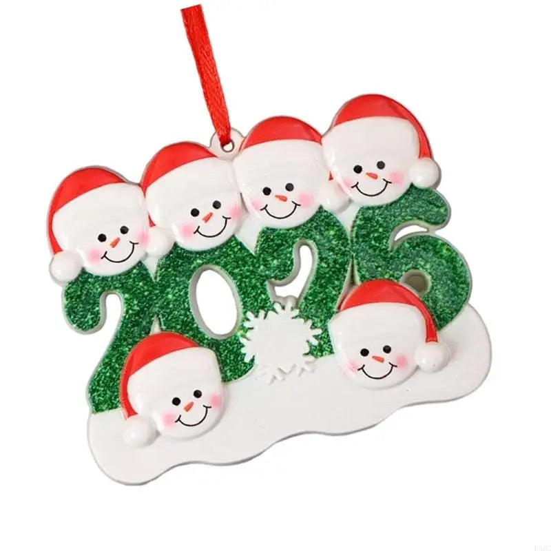 Handmade Snowman Couple Holiday Decoration Resin Materials Decorative