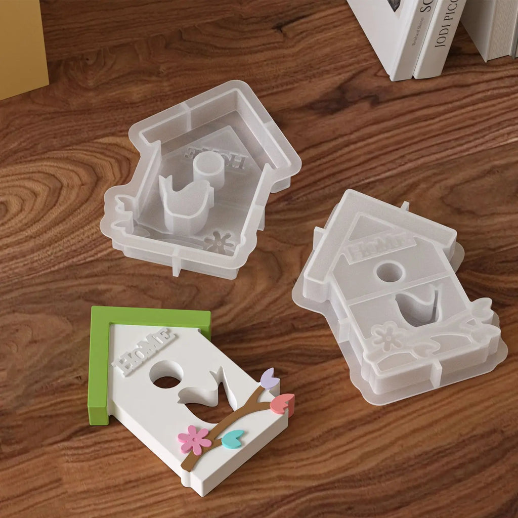 Easter Birdhouse Silicone Mold – Candle, Plaster & Resin DIY