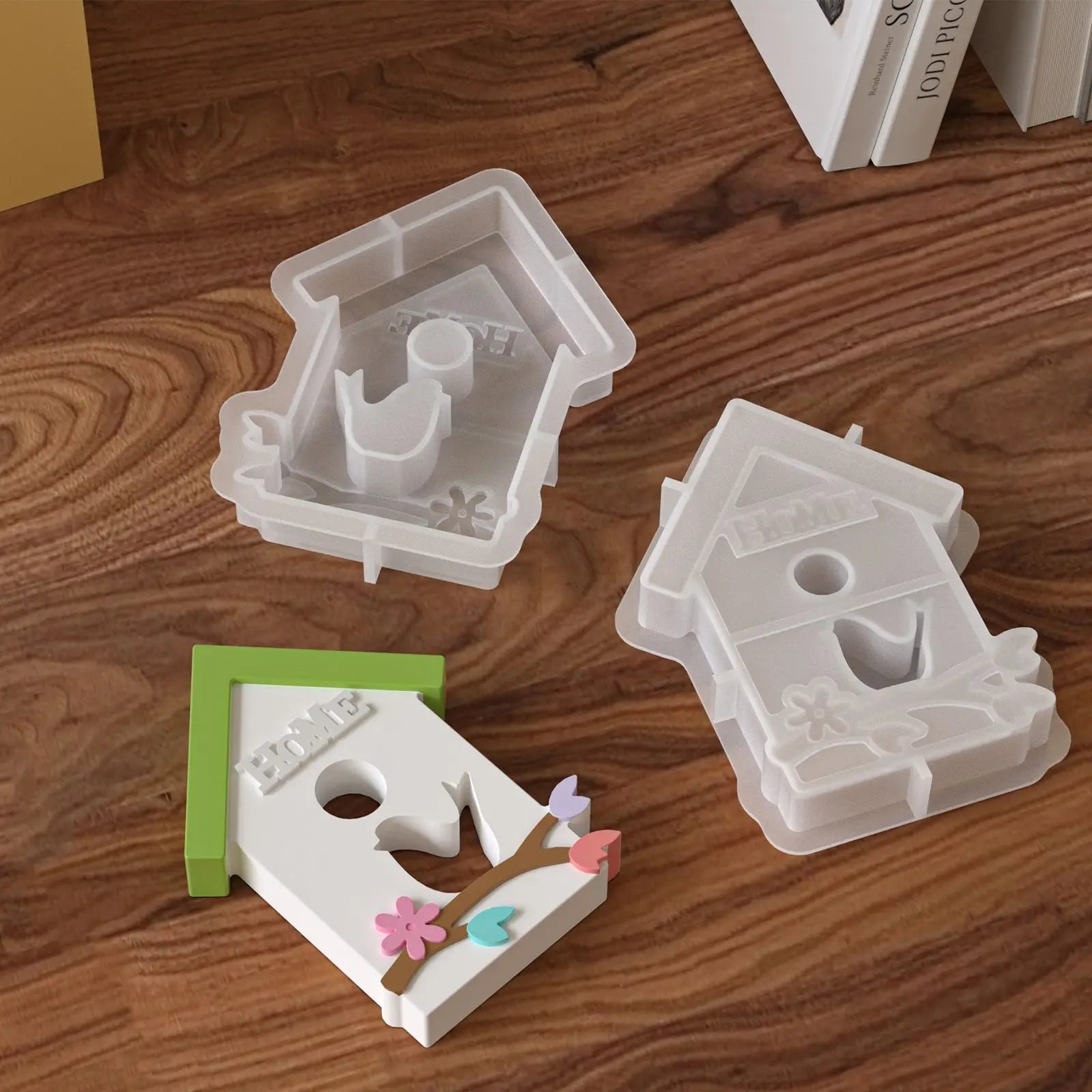 Easter Birdhouse Silicone Mold – Candle, Plaster & Resin DIY