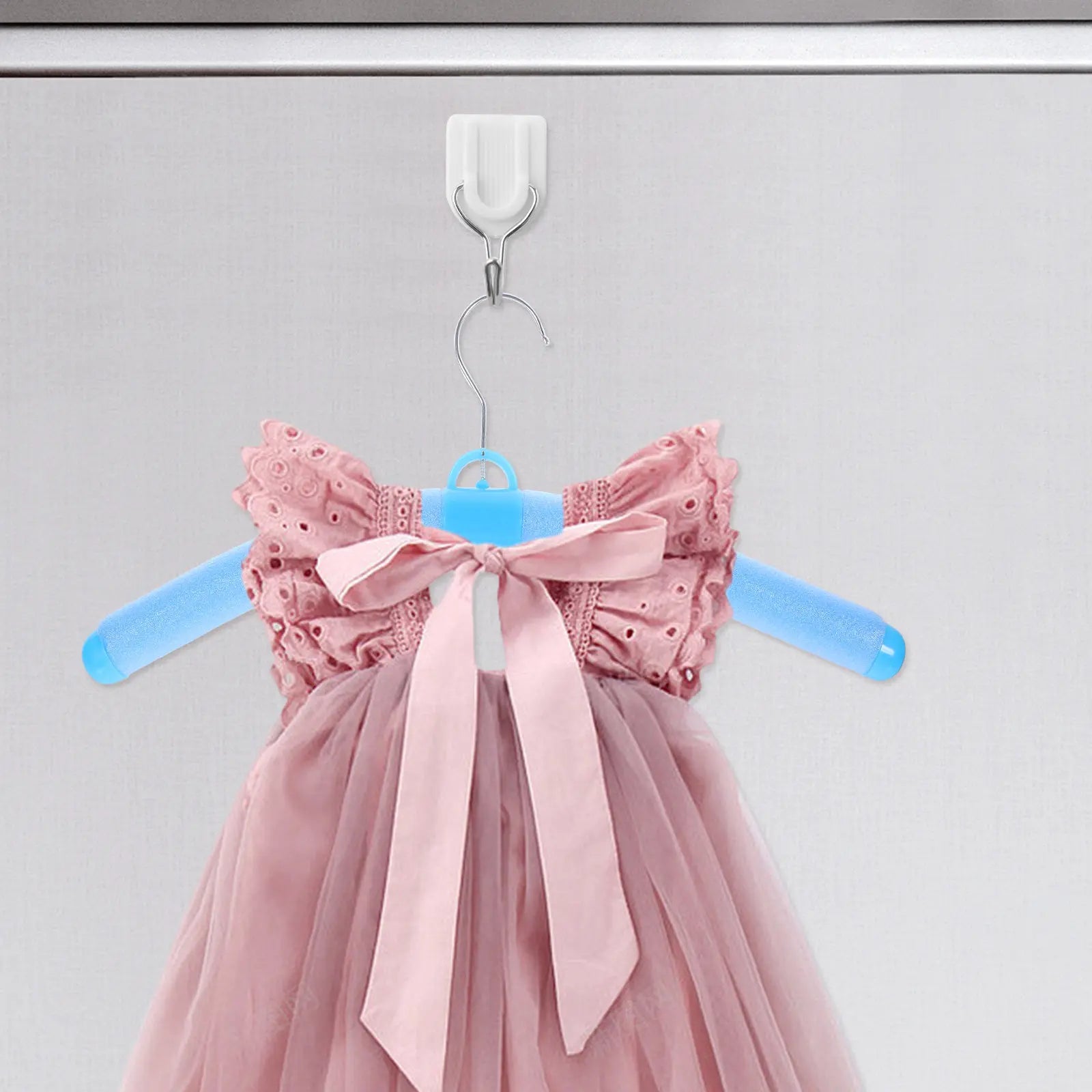 Heavy Duty Non-slip Clothes Hanger Plastic Iron Saving Wide Shoulder