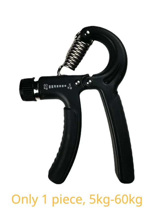 Hand Grip Gym Fitness Adjustable Count Set Finger Forearm Strength Muscle Recovery Gripper Exerciser Trainer Ball Decompression Zpaxo 1 piece