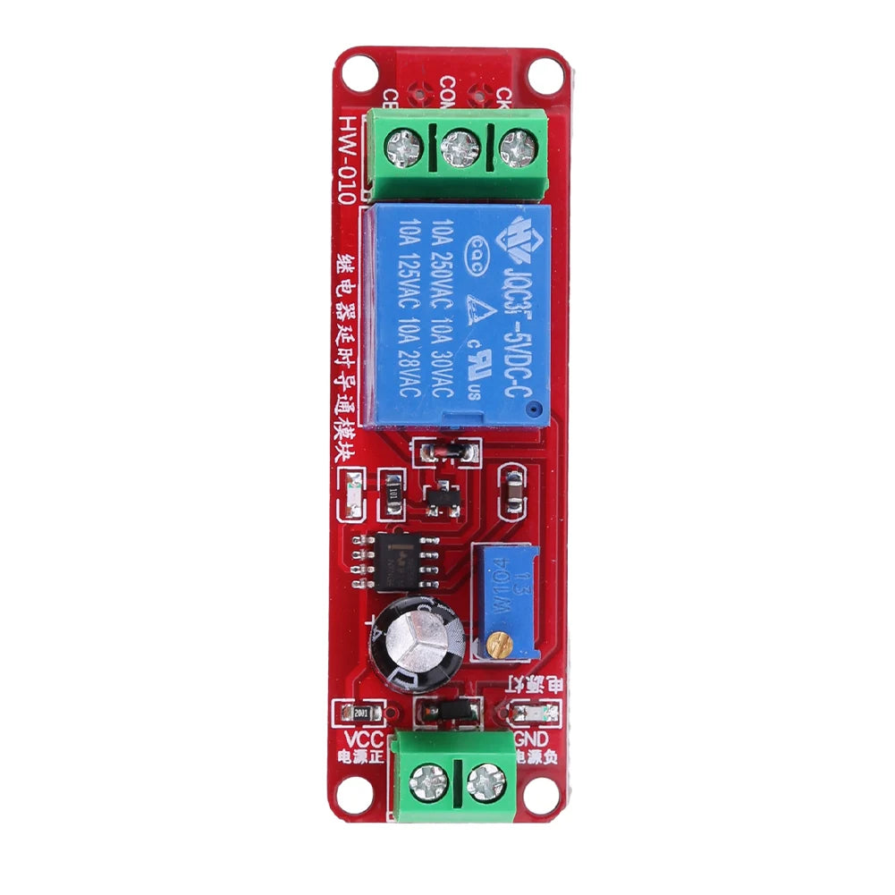 NE555 Monostable Switch Delay Board 0~10S Delay Timer Switch Adjustable Module Pulse Generation Duty Cycle Electronic Components Zpaxo 5V