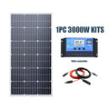 1500W Rigid Solar Panel 18V Tempered Glass Efficiency Monocrystalline Zpaxo 1PC100WBLKL