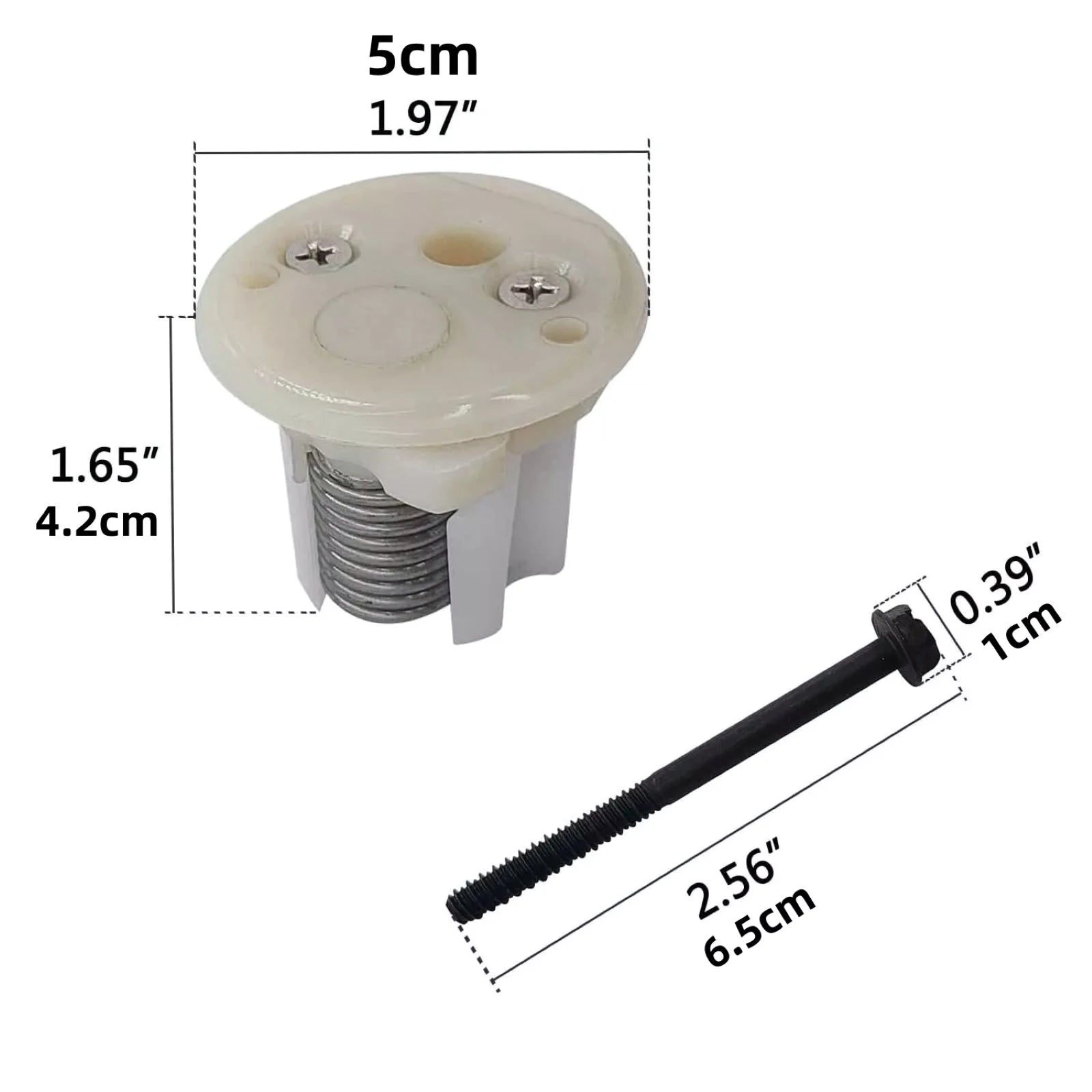 385236096 Spring Cartridge White End Cap Dometic Traveler 910 510 511