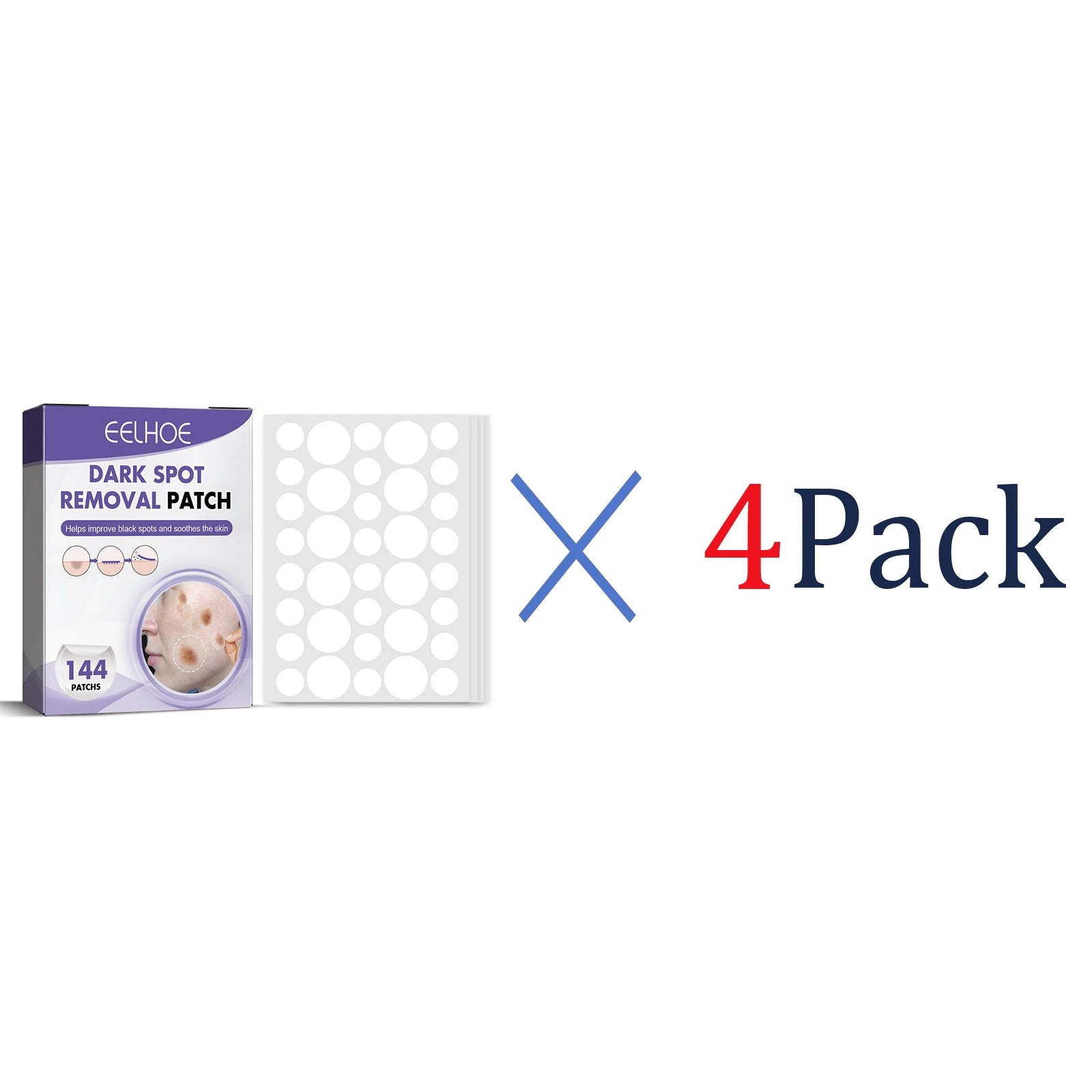 144Pcs EELHOE Hydrocolloid Face Removal Patch Niacinamide Vitamin C Smooth Skins Improve Cleansing Brightening Skin Shrink Zpaxo 576 Pcs