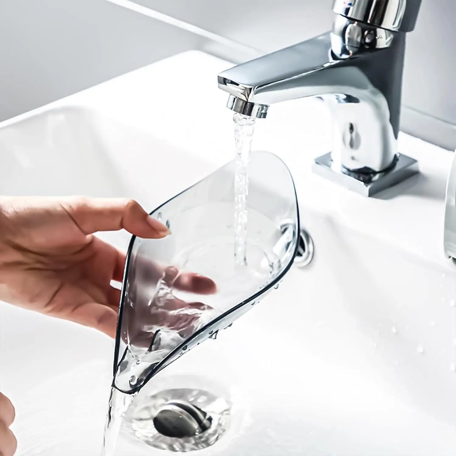 2-Pack Self-Draining Soap Dish with Suction Cup | Leaf Design