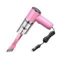 12V Car Vacuum Cleaner with Cord Compact Lightweight Powerful Mini Car Vacuum Vacuum Cleaner Low Noise Handheld Dust Remover Zpaxo Pink