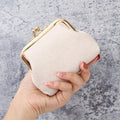 Retro Buckle Candy Color Coin Purse – Women's Short Wallet Women's Coin Purse Zpaxo WHITE