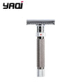 Yaqi Final Cut Adjustable Safety Razor – Chrome & Gunmetal Adjustable Safety Razor Zpaxo RAA2001-CG