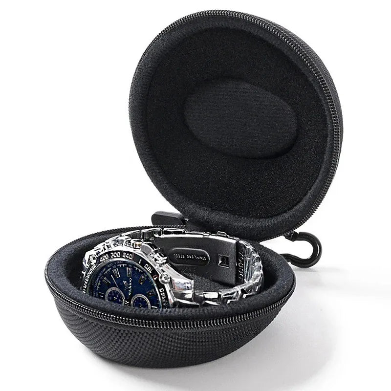 Travel Case Portable Storage Box Single Watch Shock Impact-resistant