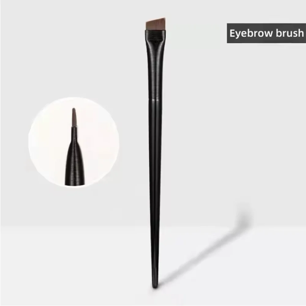 New 2 pieces eyebrow contour brush eyebrow eyeliner brush portable small angle eyebrow brush female makeup tool Zpaxo