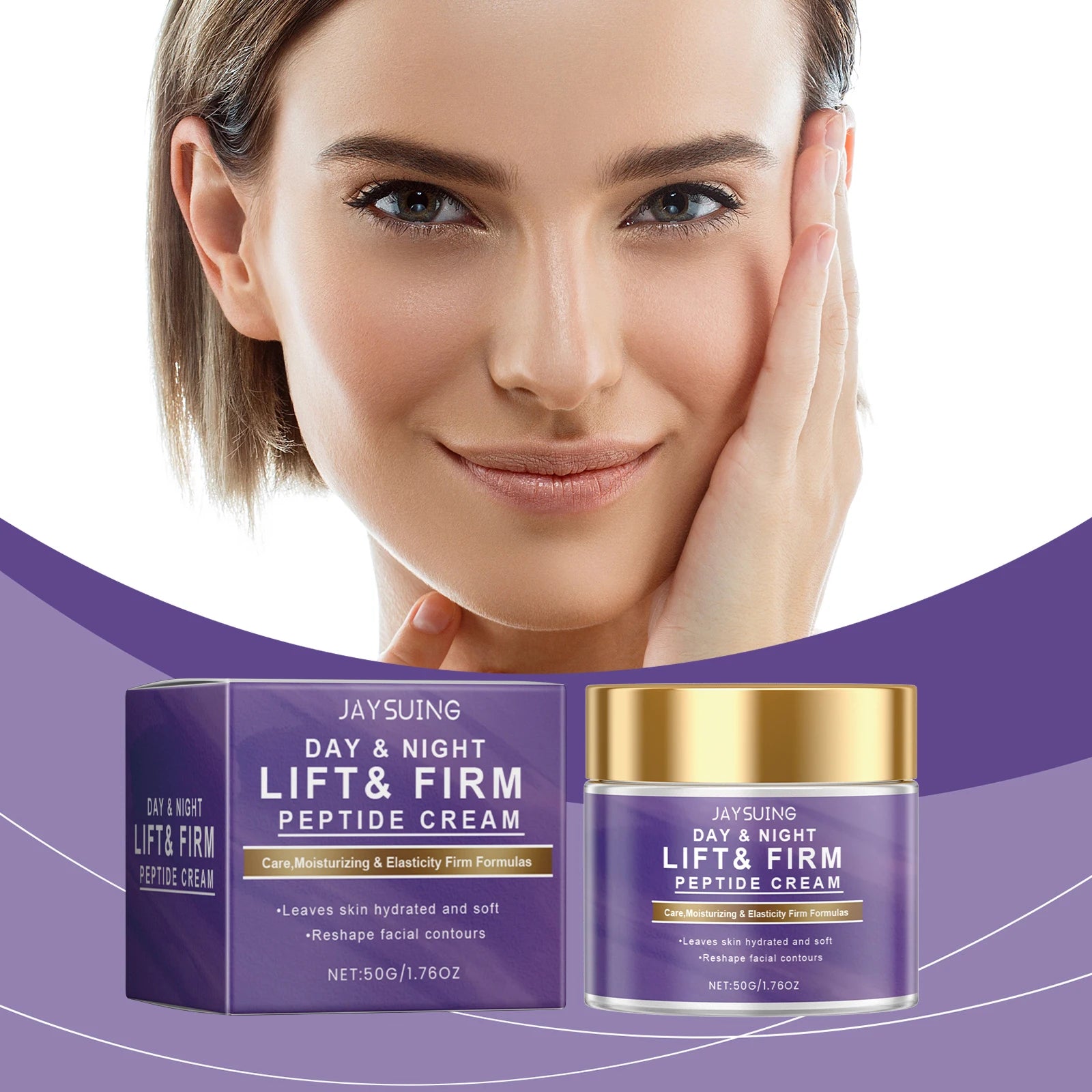 Jaysuing Day & Night Face Cream – Hyaluronic Acid Anti-Aging 50g Face Moisturizer Cream Zpaxo
