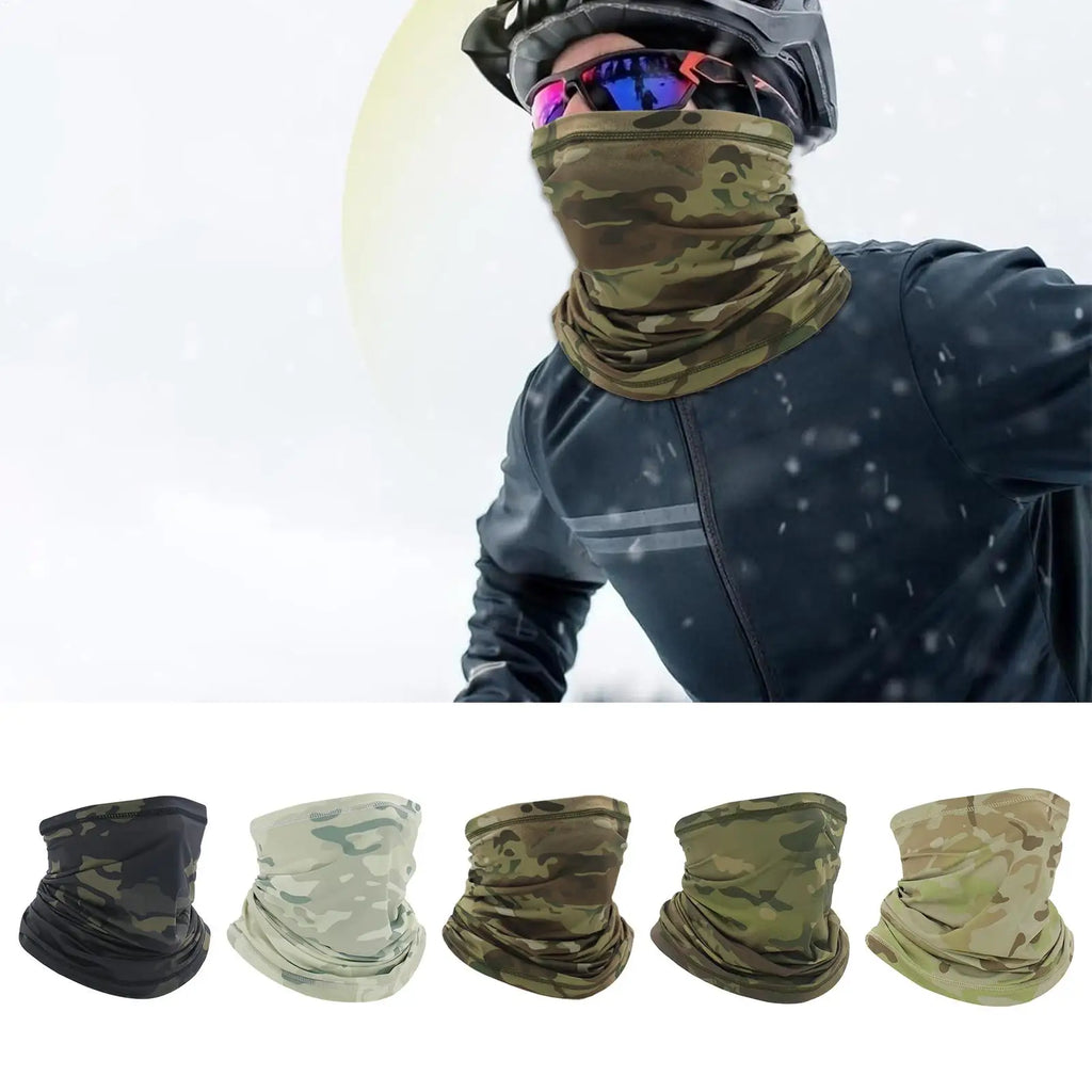 UV Protection Neck Gaiter – Camo Face Bandana for Men UV Neck Gaiter Zpaxo