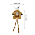 Dollhouse Bird Wall Clock Accessory 1 12 Miniature Home Decor Doll Zpaxo one size