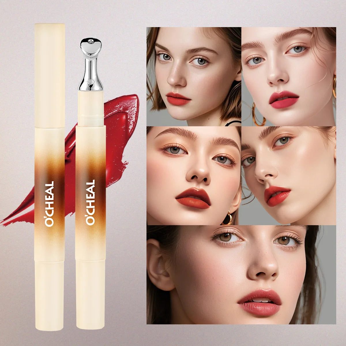 Matte Lip Gloss Cream Smooth Long-lasting Does Not Stick Cup Fade
