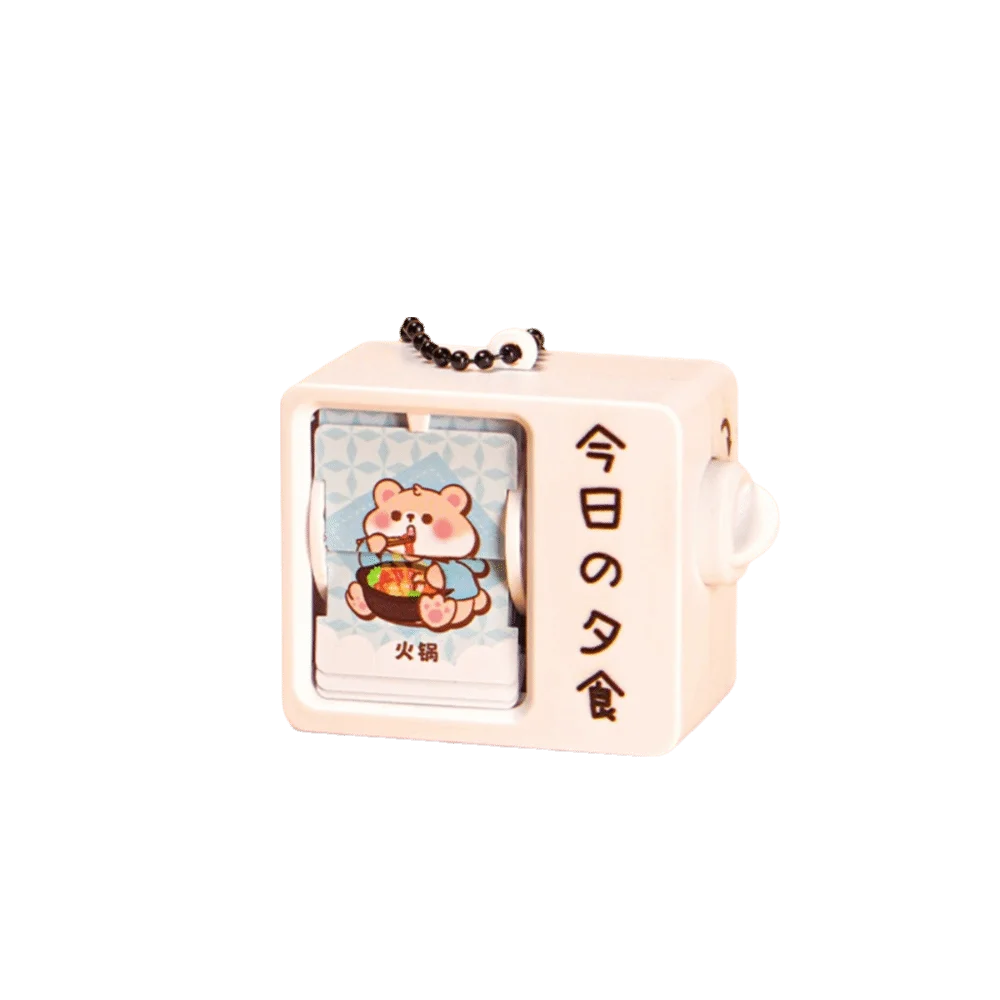 Plastic Mini Flip Book Animation Keychain Automatic Page Turning Diverting Animation Drawing Pendant Portable Zpaxo Style 6