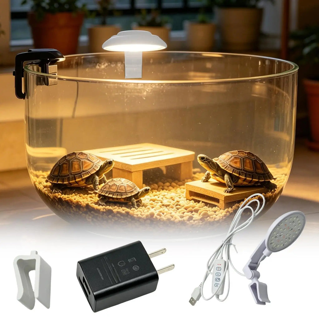 Aquarium Led Light Waterproof Clamp-on Anti-glare Lamp Adjustable