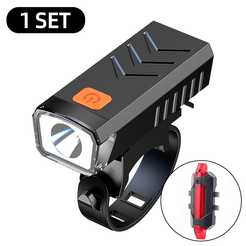 Bicycle Headlights Bright Flashlight Night Riding Light Mountain Road