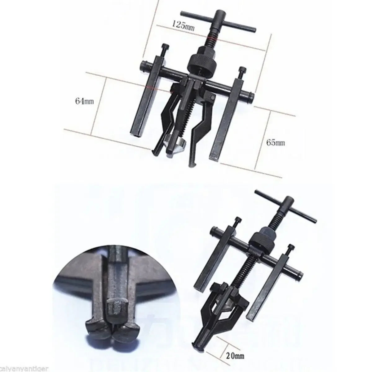 3-Jaw Inner Bearing Puller Extractor Kit – Car & Motorcycle