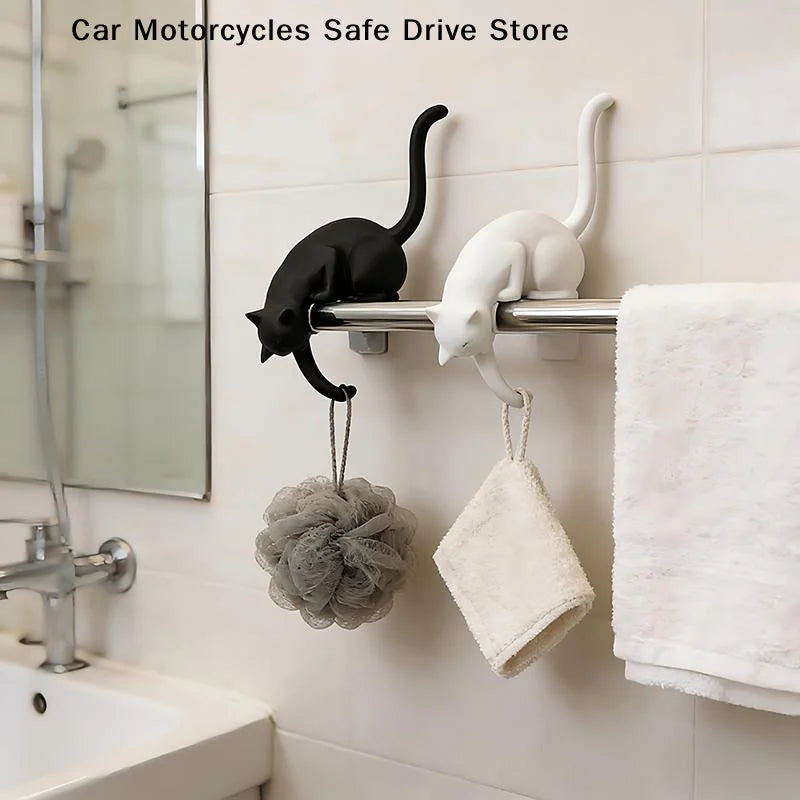 CM3D Printed Cat Inverted Hanging Ornament Hook Cute Cat-shaped