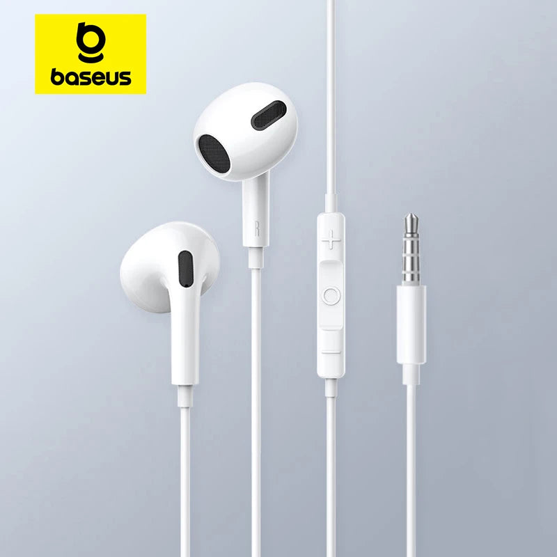 Baseus Wired Earphone H17 In-ear Microphone Samsung Galaxy Xiaomi