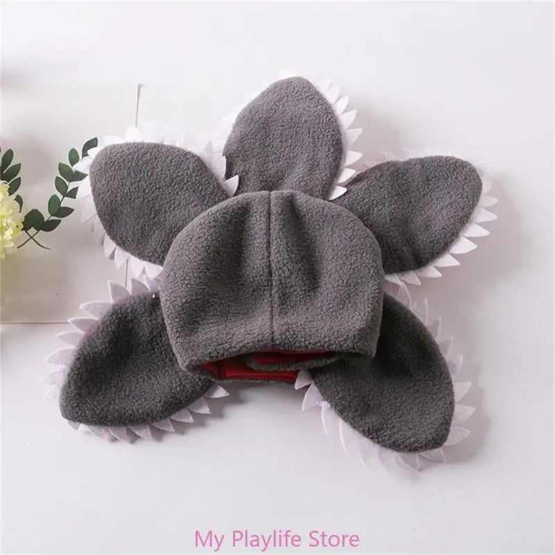 Funny Cat Hat Demogorgon Scary Flower Costume Birthday Pet Accessories Supplies Pet Dogs Headwear Adjustable Sticker Zpaxo