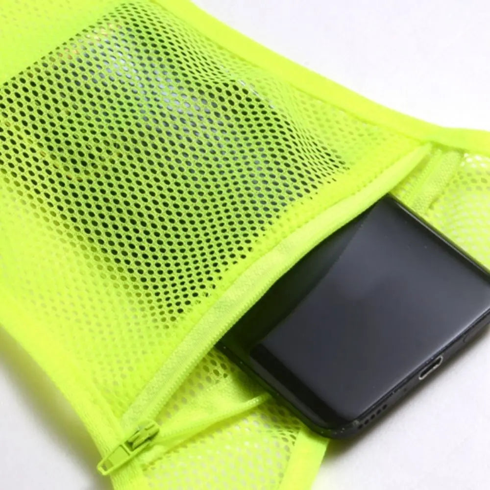 Storage Bag Reflective Vest Lightweight Night Warning Safety Jacket Zpaxo