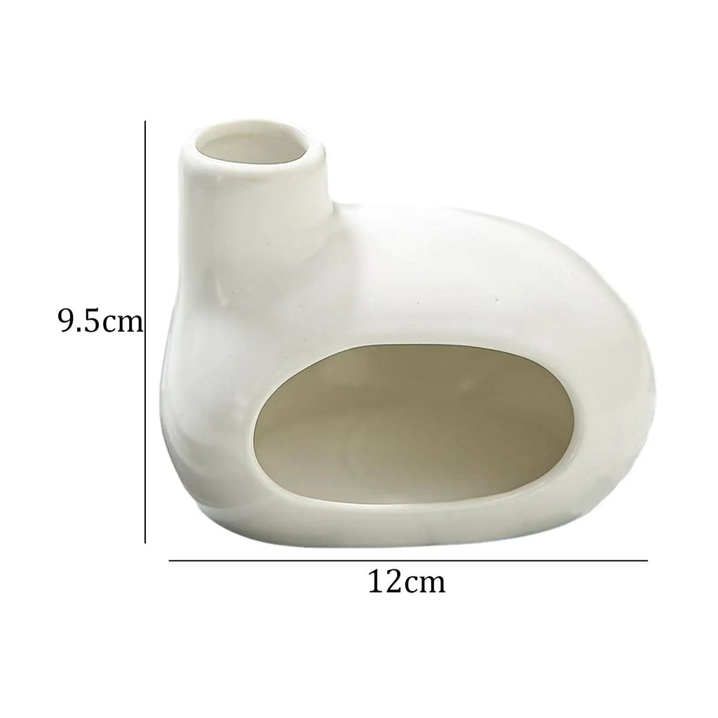 Ceramic Cone Incense Burner & Palo Santo Holder – Ash Catcher Incense Burner Zpaxo