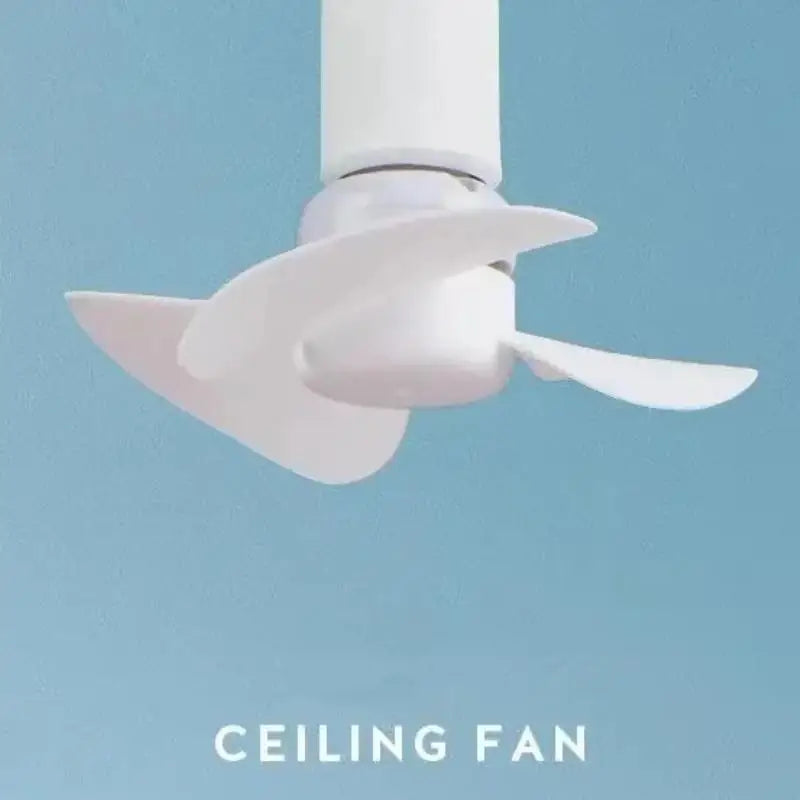 5W Small Cooling Fan E27 Screw Home Ceiling Fan Desktop Electric Fan For Kitchen Bedroom Dormitory Living Room Study Table Fans Zpaxo
