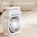 2026 USB Spray Fan Desktop Night Light Humidifier Outdoor Office Zpaxo As shown