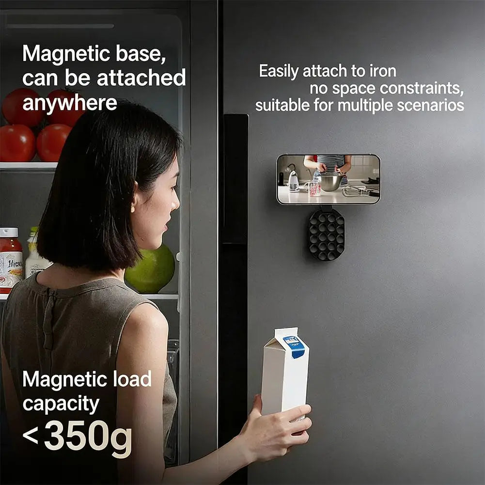 3-in-1 Magnetic Phone Holder – Suction Cup Wall Mount Stand Magnetic Phone Holder Zpaxo