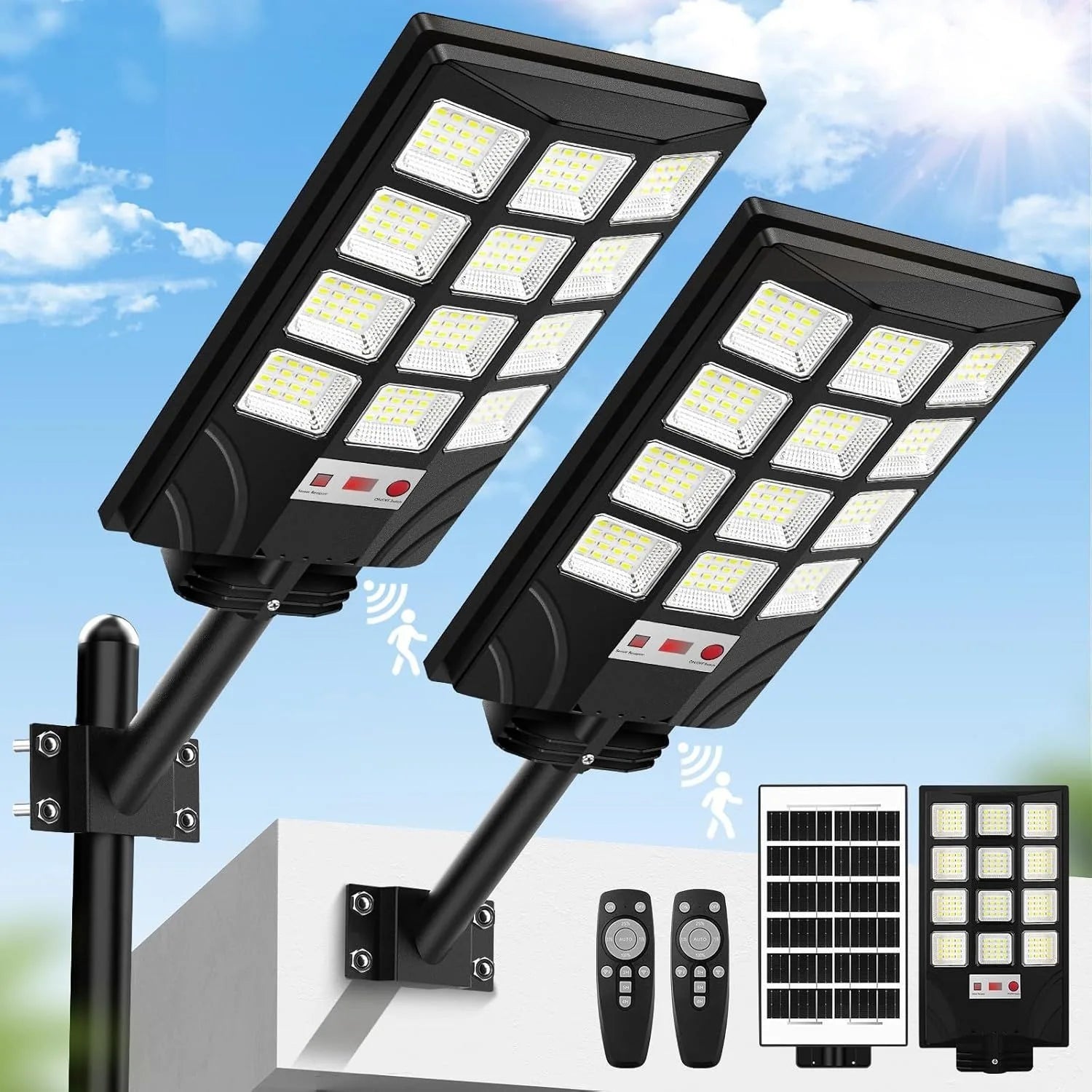 Solar Powerful Lights Motion Sensor Outdoor Sunlight Waterproof Zpaxo 180LED-L China Mainland