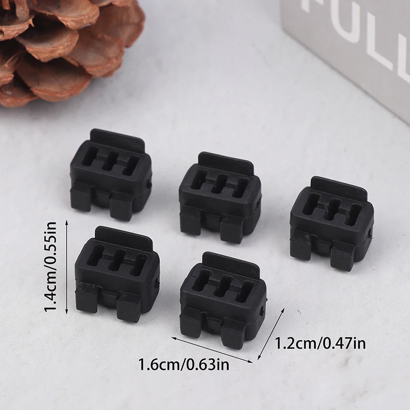 5Pcs Silicone Brush Nozzle Wiper Wear-resistant Hotend Nozzles Cleaning Tool For P2S/H2D/H2S 3D Printer Accessories Zpaxo A2 5Pcs for H2D H2S