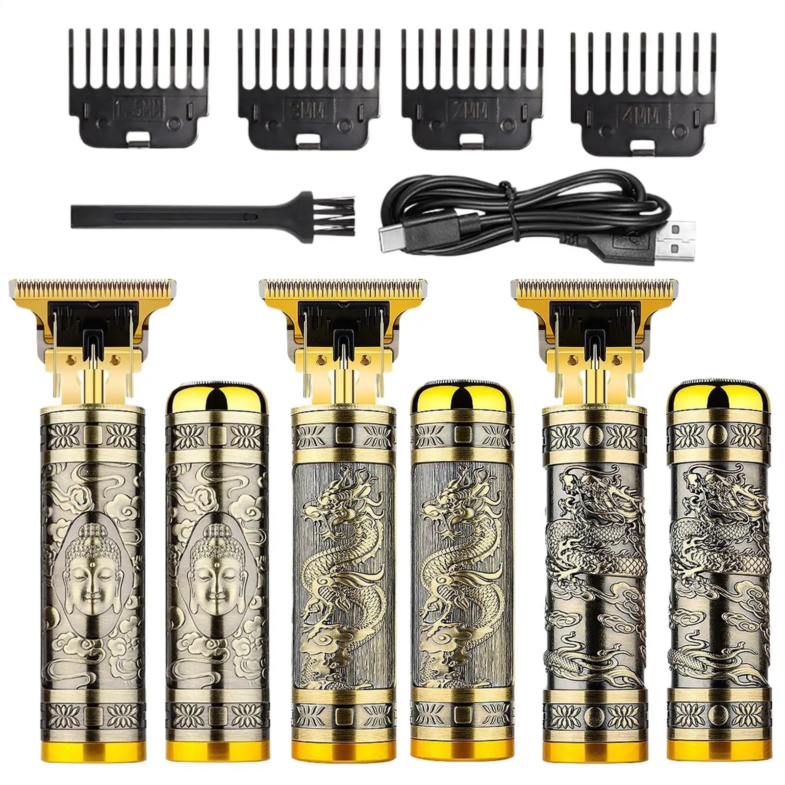 Men's Rechargeable Hair Clipper & Shaver Grooming Set | Zpaxo Hair Clipper Set Zpaxo