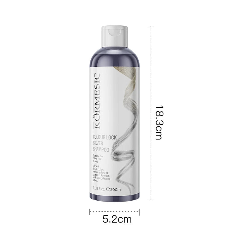 Unisex Color-Protecting Shampoo,Color Locking,Moisture Replenishing Shampoo,Lasting Color Care Purple Pink Color Fixing Shampoo Zpaxo 300ml-purple