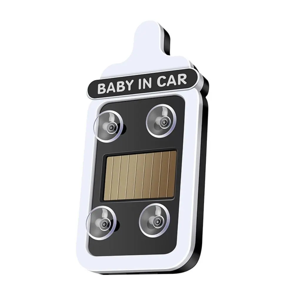 Baby Bottle Shaped Solar Power Car Light Wireless Vibration Sensor Zpaxo