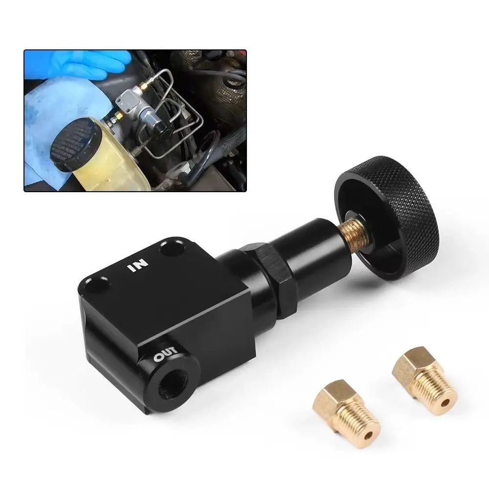 1/8-27 NPT Brake Bias Proportioning Valve Performance Screw Knob Type Pressure Regulator Adjustable Regulator Pressure Control Zpaxo