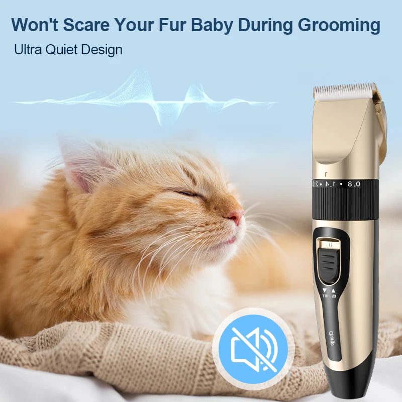 Dog Hair Clippers Electrical Pet Clipper Grooming Trimmer Cat Rabbit Zpaxo