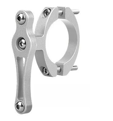 Aluminum Alloy Electric Motorcycle Bumper Water Cup Holder Mountain Zpaxo Double screw silvery