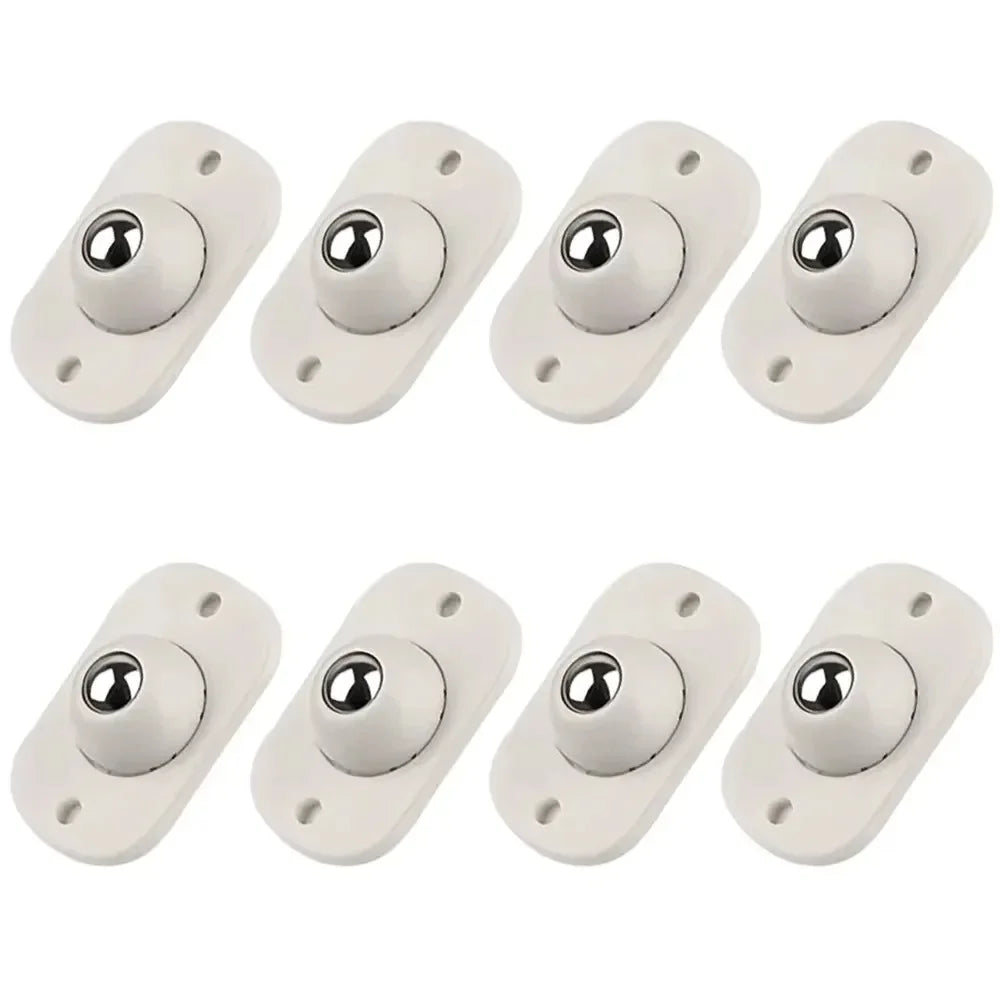 Self-Adhesive Mini Swivel Caster Wheels for Furniture (4–20 Pack) Furniture Caster Wheels Zpaxo 8pc