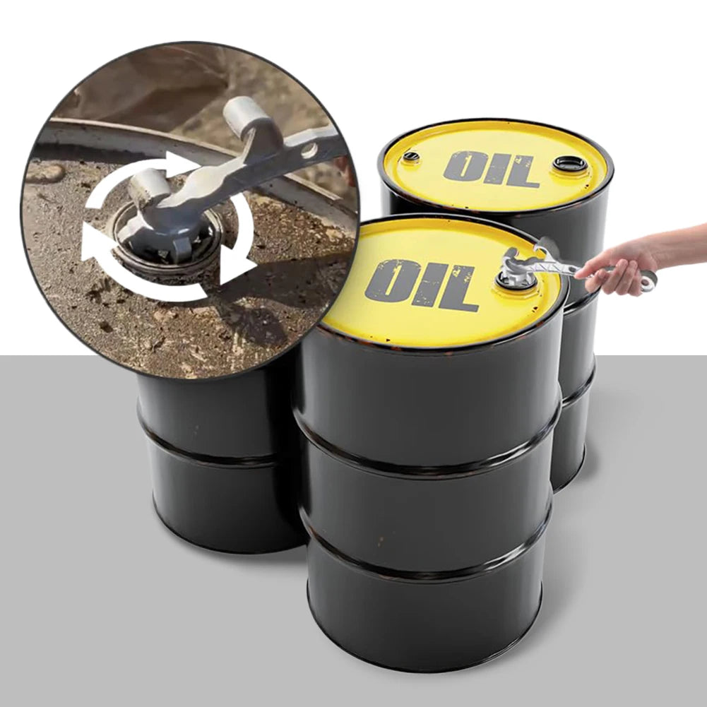 Aluminum Alloy Metal Bucket Opener Silver Buckets Lid Wrench Gallon Bucket Opener For Pail Paint Barrel Lid Can Opener Zpaxo