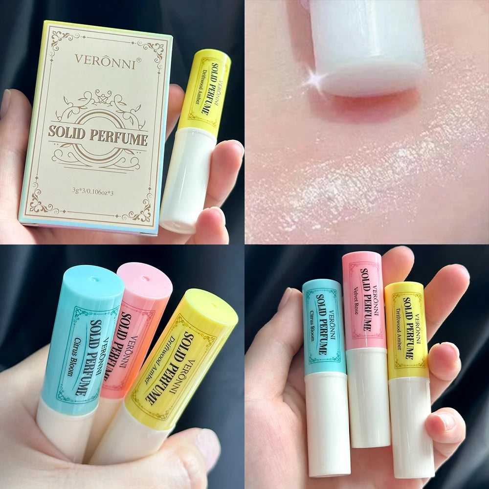 Perfume Solid Balm Long Lasting Fragranc Light Portable Dating Daily Zpaxo