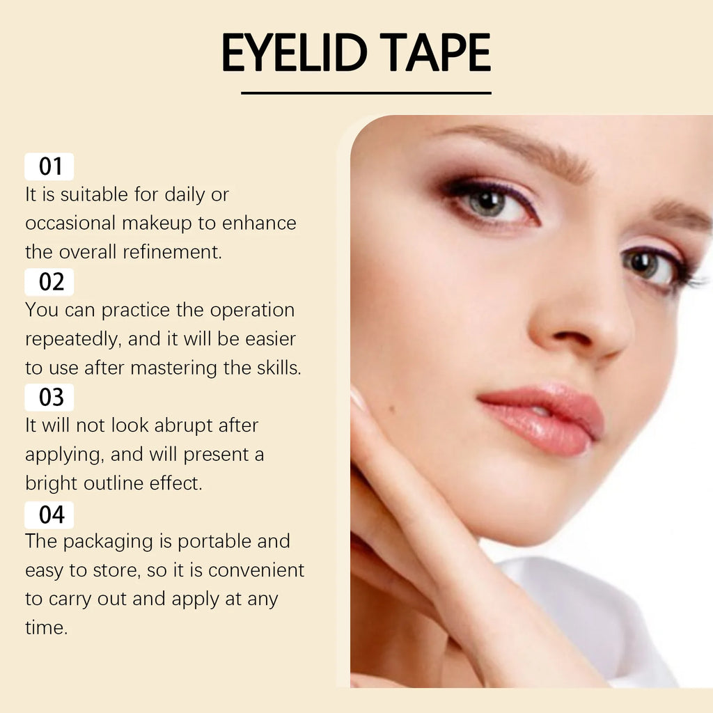 480pcs Invisible Eyelid Tape – Instant Eye Lift Strips Eyelid Lift Tape Zpaxo