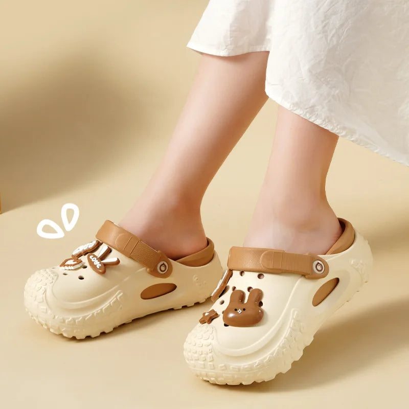 Women Clogs 2025 Arrival Soft EVA Thick Platform Slippers Comfortable
