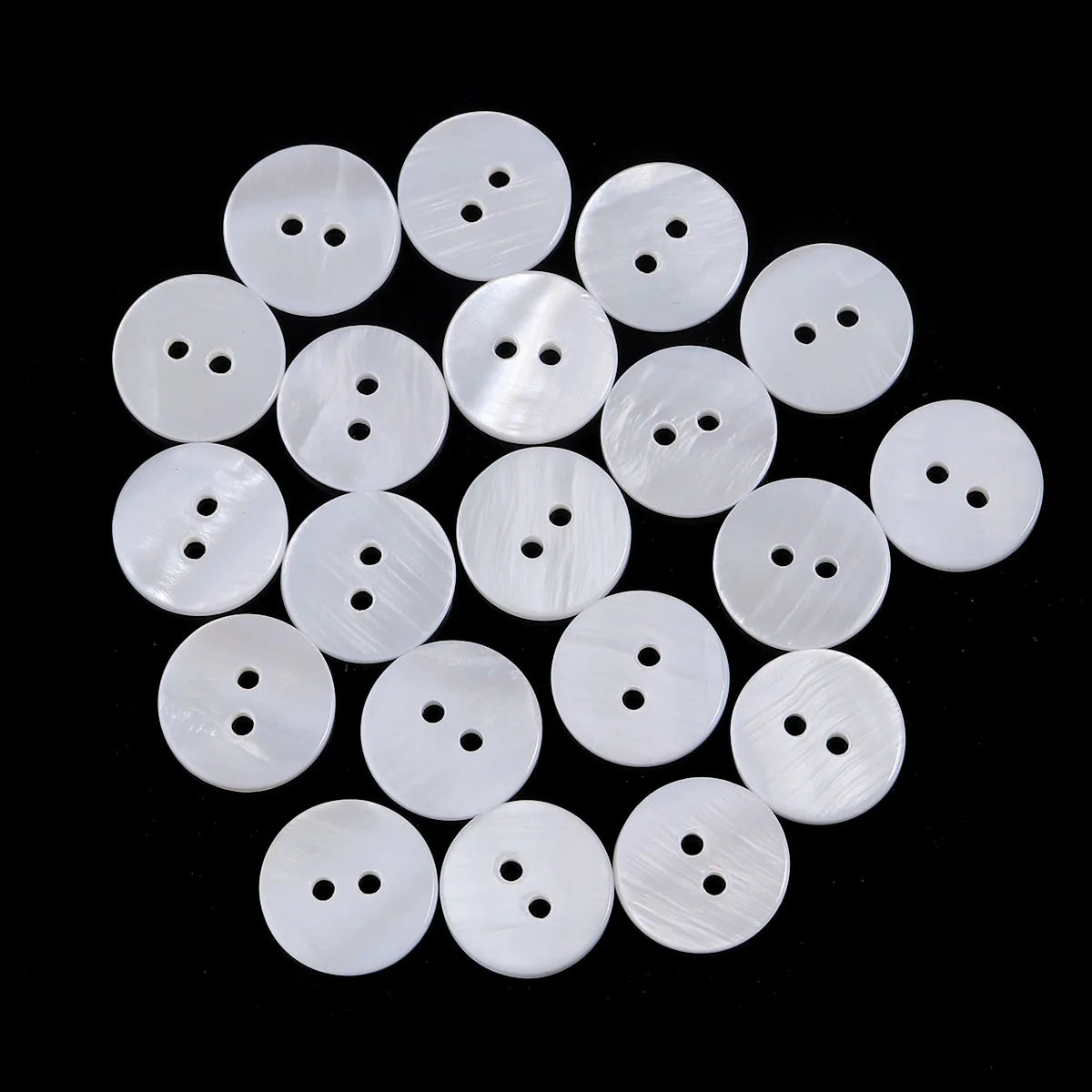 Mutil-size Pearl Shell Buttons Clothing Sewing Accessories DIY Crafts Zpaxo 12.5mm 20pcs