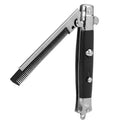 Folding Spring Comb Automatic Combs Foldable Knife Brushes Hair Trimmer Comb Brush Accessories Butterfly Mens Pocket Knife Comb Zpaxo Folding comb