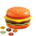 Stackable Hamburger Plate Burger 6 Layers Dinner Value Bone Spit